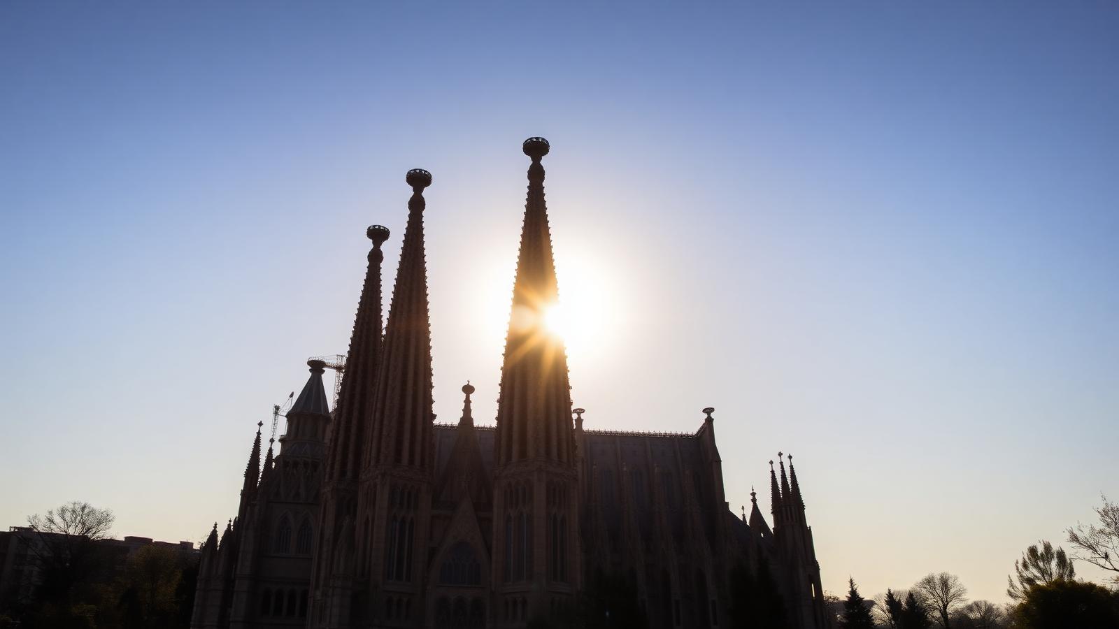 Sunburst over the Sagrada